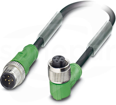 SAC-5P-M12MS/3,0-PUR/M12FR Przewód czujnikowy PUR 5-żył.3m