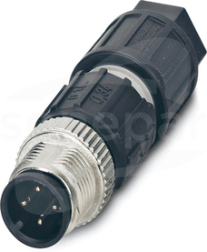 SACC-M12MS-4QO-0,34-M M12 4P Wtyk męski prosty