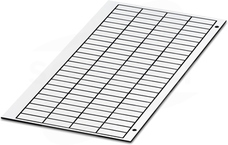 GPE 20x7 WH Płytka szyldów