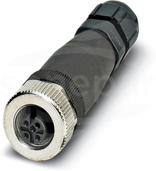 SACC-M12FS-4CON-PG7-M SKIN M12 4P Wtyk żeński prosty