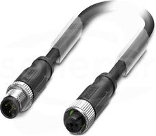 SAC-4P-M12MS/3,0-PUR/M12FS SH Przewód czujnikowy PUR 4-żł.3m