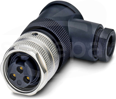 SACC-MINFR-3CON-PG9 7/8 3P Wtyk żeński kątowy