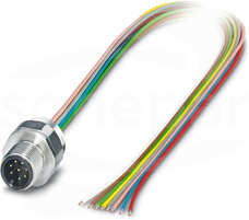 SACC-EC-M12MS-8CON-PG 9/0,5 VA Wtyk czujnika męski prosty