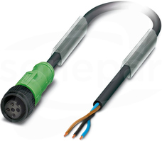 SAC-3P-10,0-PUR/M12FS P Przewód czujnikowy PUR 3-żył.10m