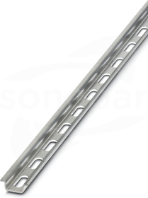 NS 15-AL Szyna DIN 15x5x2000 perforowana