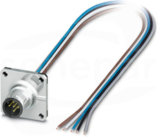 SACC-SQ-M12MS-5CON-25F/0,5 Wtyk czujnika żeński prosty