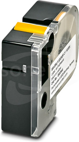 MM-EMLF (EX24)R C1 YE/BK Etykieta elastyczna ciągła w kasecie