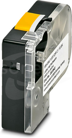 MM-EMLF (EX12)R C1 YE/BK Etykieta elastyczna ciągła w kasecie