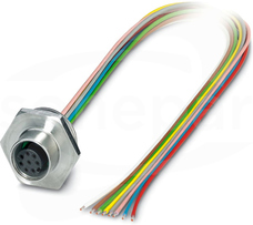 SACC-E-M12FS-8CON-M20/0,5 Przepust ścienny