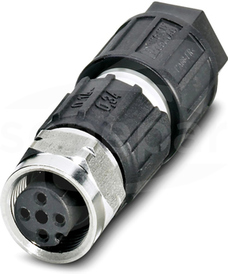 SACC-M12FS-4QO-0,34-VA M12 4P Wtyk żeński prosty
