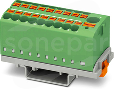 PTFIX 6/18X2,5-NS35 GN Blok rozdzielczy