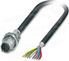 SACCBP-MS-8CON-M16/2,0-PUR SCO Kabel sieciowy