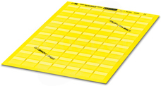 WML 5 (25X10)A4 YE Oznaczniki kablowe