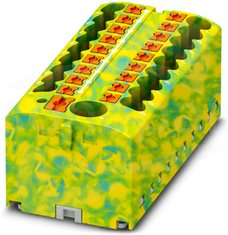 PTFIX 6/18X2,5 GNYE Blok rozdzielczy