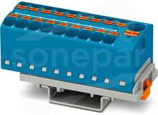 PTFIX 10/18X4-NS35 BU Blok rozdzielczy
