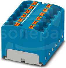 PTFIX 12X4-G BU Blok rozdzielczy