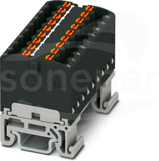 PTFIX 18x1,5-NS15A BK Blok rozdzielczy