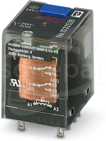 REL-IR-BL/L-24DC/2x21 Przekaźnik miniaturowy