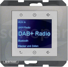 K.5 Radio Touch DAB+ BT stal szlachetna Radio dotykowe