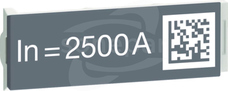 ACB HW2 55kA 2500A 3P Wtyczka z oznaczeniem znamionowym wyłącznika