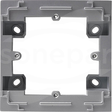 LUMINA INTENSE srebrny Adapter natynkowy 1-krotny