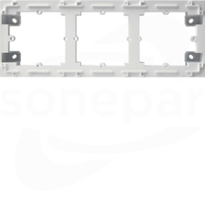 LUMINA INTENSE biały Adapter natynkowy 3-krotny