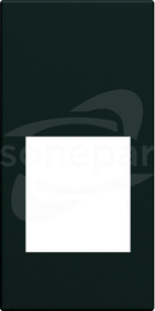 WXD201N RJ45 VDI 1M czarny płytka czołowa pojedyncza