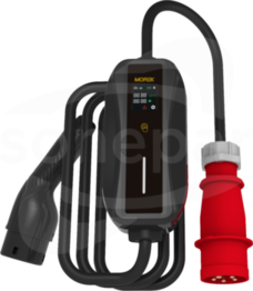 EVSE 11kW adapter 3P16A CEE 5,5m złącze typu 2 Mobilna stacja ładowania pojazdów