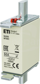 NH000 50A gF 400V Wkładka bezpiecznikowa