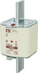 NH3 455A gTr 400V 315kVA Wkładka bezpiecznikowa