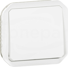 NOWE PLEXO IP55 biały Przycisk jednobiegunowy