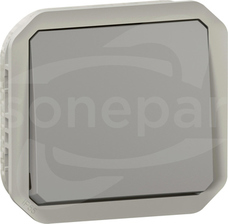 NOWE PLEXO ŁĄCZNIK 10AX 250V szary Łącznik schodowy mechanizm