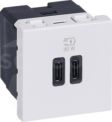 USB C+C 30W PD 2M Gniazdo