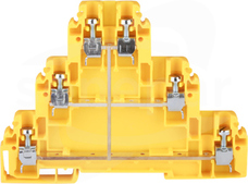 ZG-G/31/E0 szary Złączka 3-piętrowa TS35