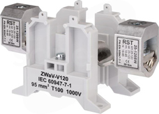 ZWaV-V120 szary Złączka 1-torowa