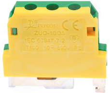 ZUO-10/35 żółto-zielony Złączka gwintowa ochronna