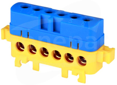 LPI-6 6x16mm2 nieb/żółty Listwa przyłączeniowa izol.