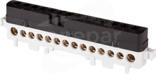 LPI-14 14x16mm2 czarny/szary Listwa przyłączeniowa izol.
