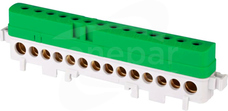 LPI-14 14x16mm2 ziel/szary Listwa przyłączeniowa izol.