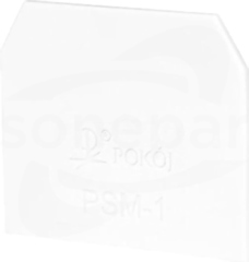 PSM-1 biały Płytka skrajna