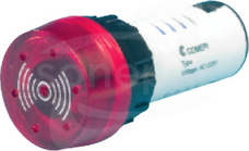 627/BLzc 24VAC/DC czerwony Brzęczyk LED