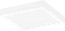 Torino Clean LED 43W/840 6130lm IP65 biały Oprawy kloszowe 600x600