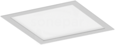 FUZO LED 11W/830 850lm IP44 kwadrat Oprawa LED dostropowa 240x240