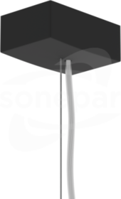 Zawiesz.elektr. czarny Akcesoria montażowe