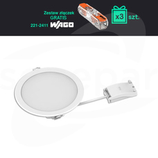 DN065B G4 LED20 19W/840 2000lm D200 RD WAGO Downlight LED LEDINAIRE p/t