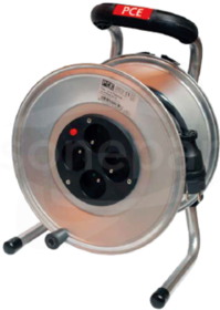 JAWOR 4GS 20mb H05RR-F 3x2,5 IP20 Przedłużacz bębnowy jednofazowy stalowy