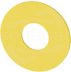 SIRIUS ACT 60mm żółty Podkładka do przycisku zatrzymania awaryjneg