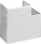 CONNECT 130x55 aluminium Kąt prosty CABLOPLUS