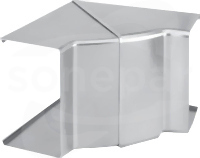 CONNECT 130x55 aluminium Kąt wewnętrzny regulowany CABLOPLUS
