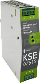 KSE  07512M 230/ 12VDC 6,3A Zasilacz